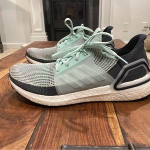 Mens Adidas Ultraboost 19 "Ice Mint" Sz 13